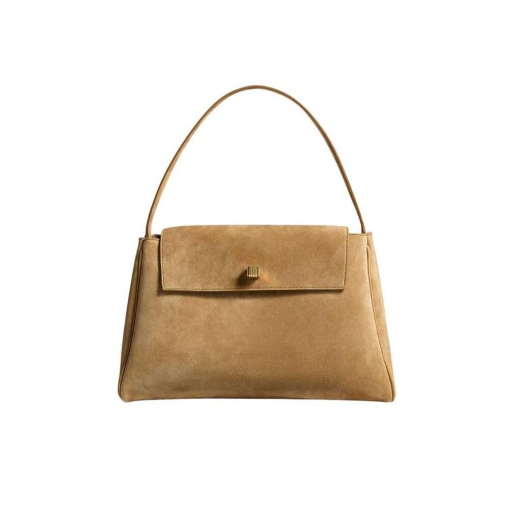 KHAITE Suede Top Handle Bag Women MARRN CLARO Handbags
